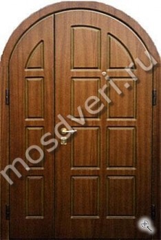 Арочная дверь в частный дом из МДФ - купить от производителя Мосдвери Арочная дверь в частный дом из МДФ